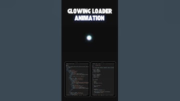 Glowing Loader Animation Using HTML & CSS | Modern UI/UX Web Animation 2025