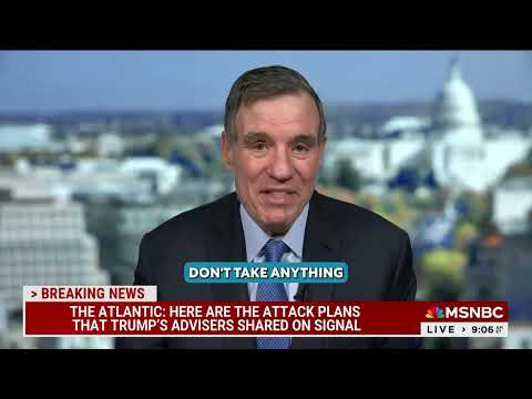 Sen. Warner Speaks on Morning Joe about Signal Fiasco
