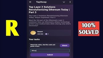 Top Layer 2 Solutions Revolutionizing Ethereum Today | Part 3 | Tapswap Code