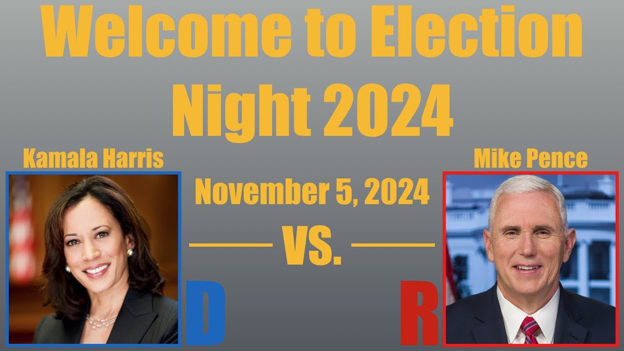 Election Night 2024 Pence vs. Harris YouTube