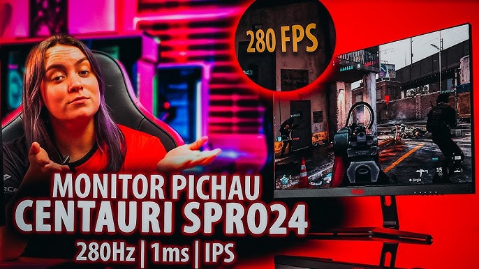 😎 Apresentamos o NOVO MONITOR GAMER PICHAU CENTAURI CRS24! 👀 Com inc