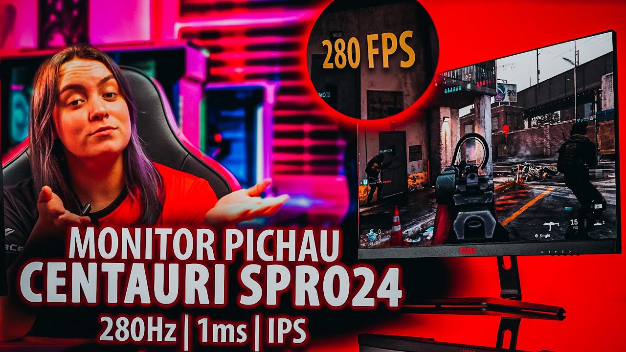 Monitor Gamer Pichau Centauri Spro28 Ips 4k Uhd 1ms 144hz Fs Cor Preto  110V/220V