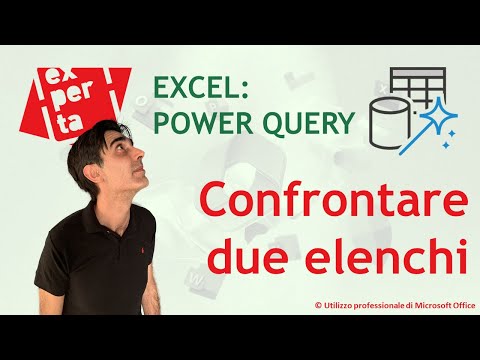 EXCEL - POWER QUERY: 📑 Confrontare due elenchi