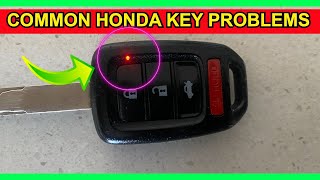 HONDA KEY COMMON PROBLEMS | HOW TO FIX HONDA KEY FLASHING | HOW TO FIX HONDA KEYS