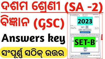 10th class sa2 science 100%correct answers key 2023