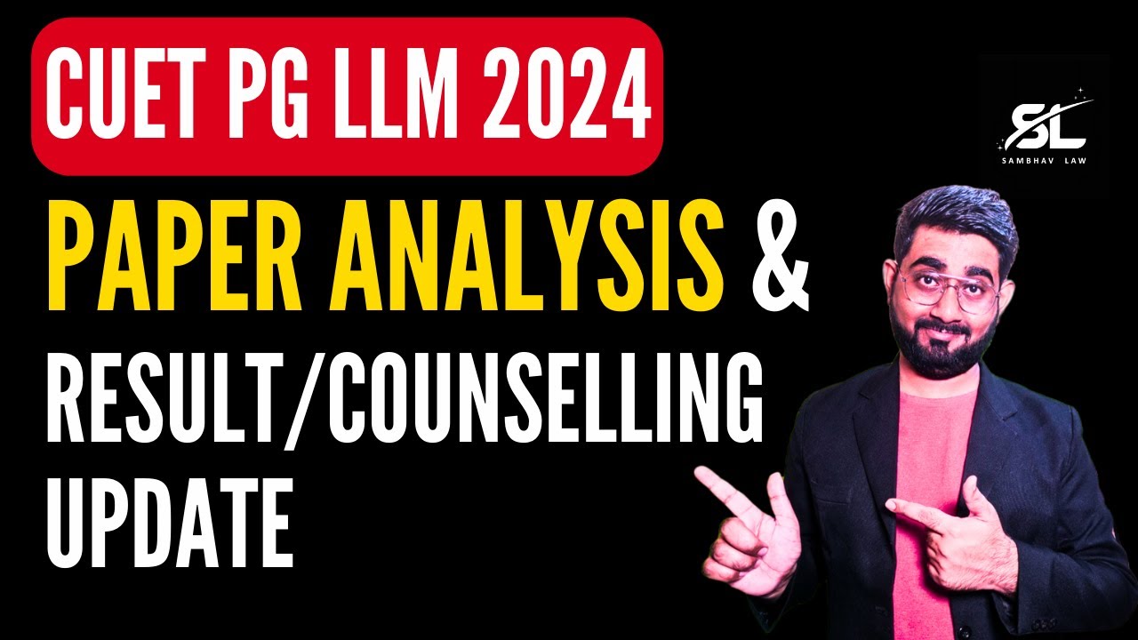 CUET PG LLM 2024 Paper Discussed | CUET LLM Exam Question Paper | CUET ...
