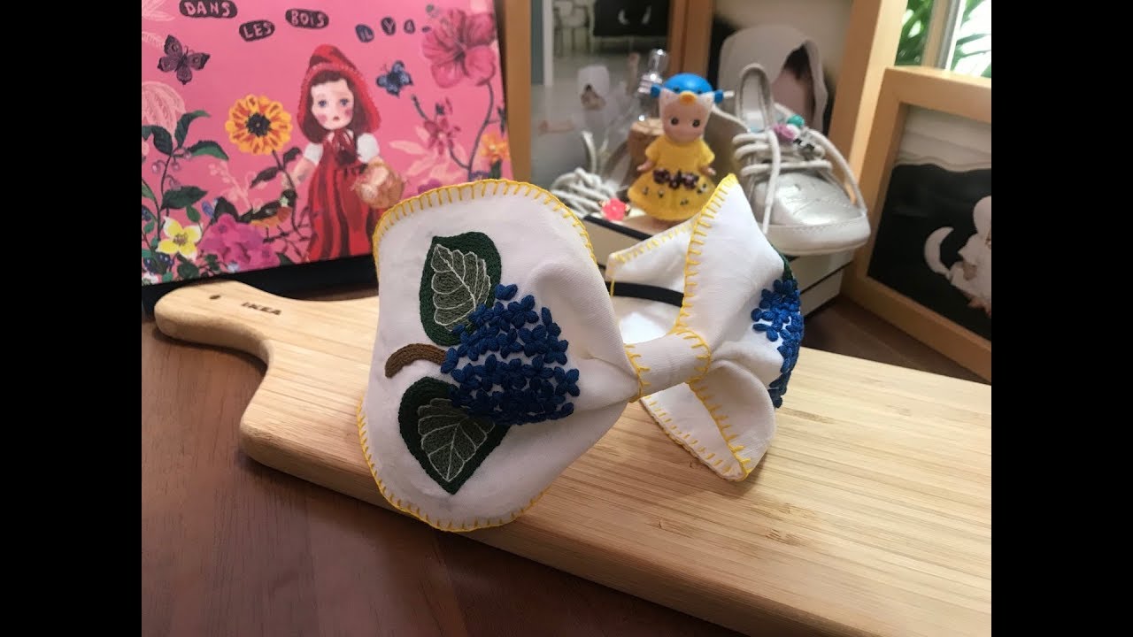 [달에서 이루다] 히구치유미코의자수12개월 책소개와 자수로 만든 소품 공개.