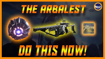 Destiny 2 - The  Arbalest - Is It the Most Useful Weapon In The Game Now?