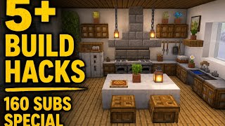 5+ Build hacks suitable for your Minecraft Kitchen 