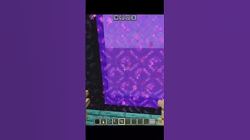Modern Nether portal 😱 #Minecraft #gopushorts