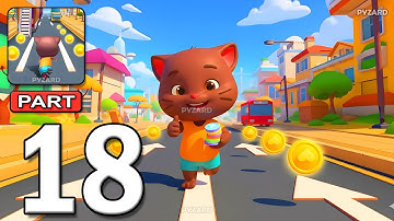 Cat Runner: Decorate Home - Gameplay Walkthrough Part 18 - Cat Subway Runner Dash (Android, iOS)