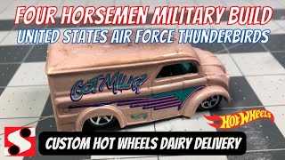 Custom Hot Wheels Dairy Delivery - The Four Hor Military Build