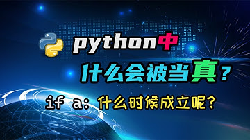 【python】python中什么会被当真？你知道if判断背后的规则吗？