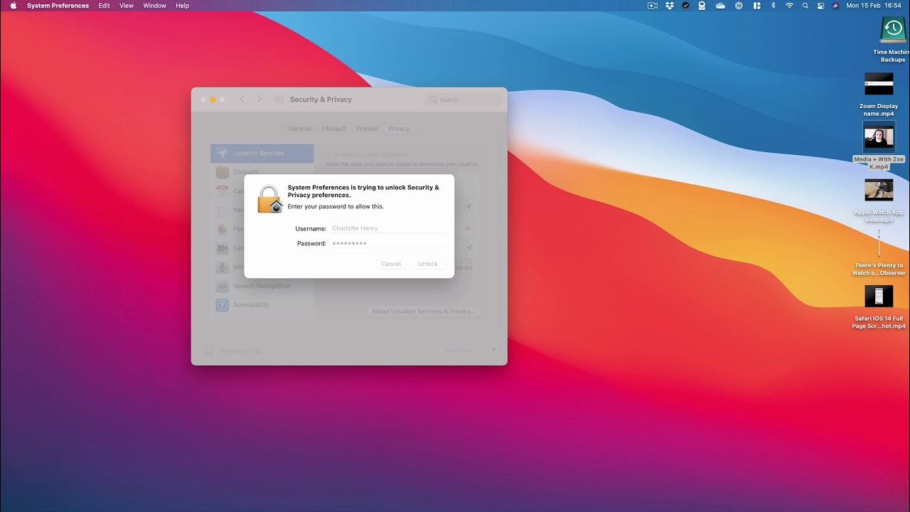Check and Change Your Privacy And Security Settings on Your Mac YouTube