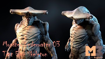 Monster Underwater 03 Test Epic Skeleton