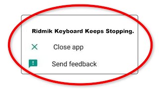 Fix Ridmik Keyboard Apps Keeps Stopping Error Android - Fix Ridmik Keyboard App Not Open Problem screenshot 4