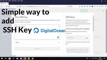Generate SSH Key Pairs | Easiest way to add SSH Key in DigitalOcean