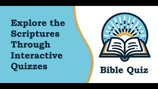 Explore the Bible with "Bible Quiz" App - Fun & Educational Quizzes! screenshot 2