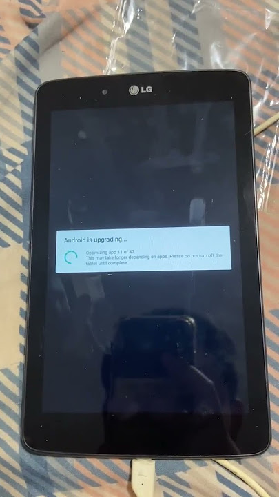 I Factory Reset My LG Tablet