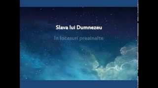 Video thumbnail of "Nina - Slava lui Dumnezeu - cu versuri - colind"