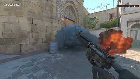 M4a4 3K through smoke dust2