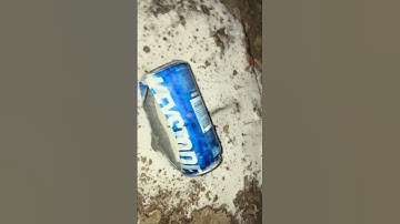 Pellet gun vs Beer can #explosion, #pelletguns, #gun