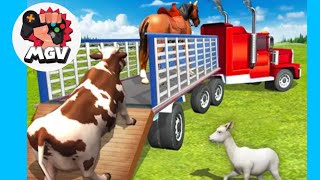 Offroad Farm Animal Truck Driving Game 2018 Android Gameplay HD screenshot 5
