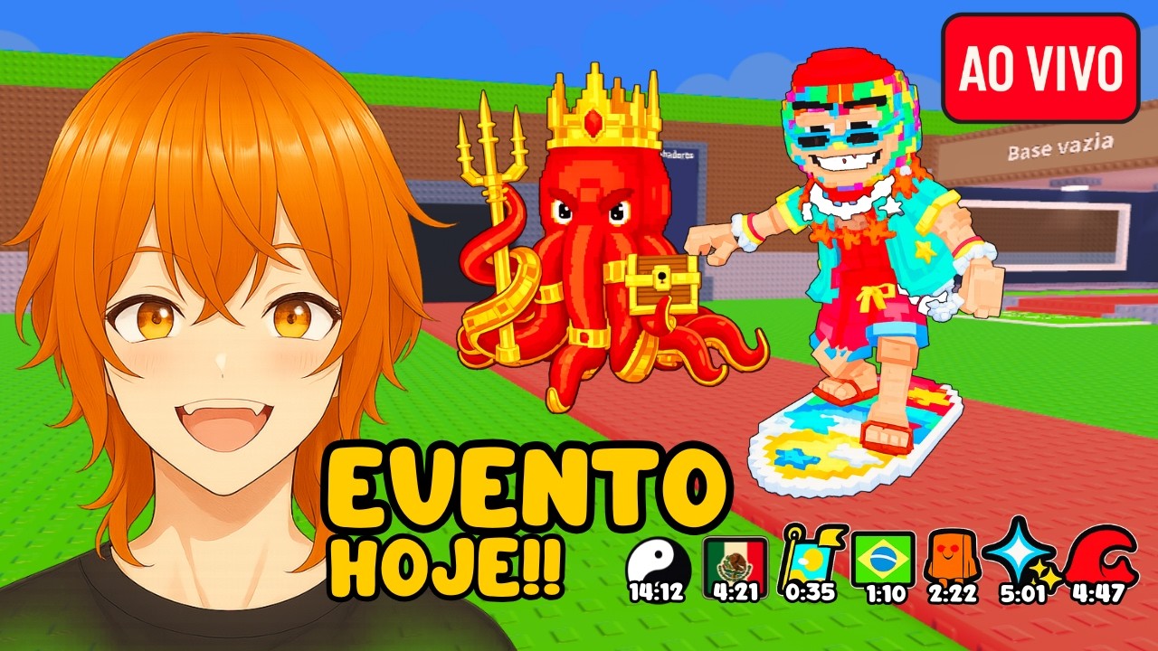 🌮 EVENTO ROUBE UM BRAINROT AO VIVO 💙 XD AO VIVO #shorts  #shortslive  #roblox