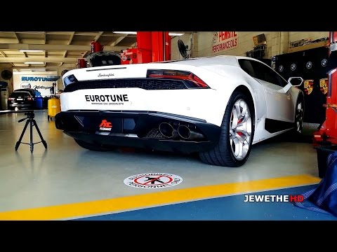 LOUD 2015 Lamborghini Huracán LP610-4 W/ Fi Exhaust! REVVING & Acceleration!