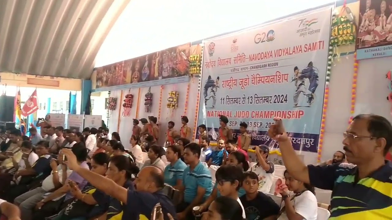 Nati Dance by JNV AWAN AMRITSAR Girls During National Judo meet 2024 at JNV Gurdaspur