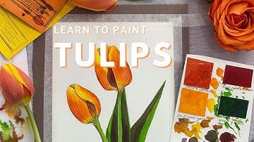 Learn To Paint Tulips With Peerless Watercolors