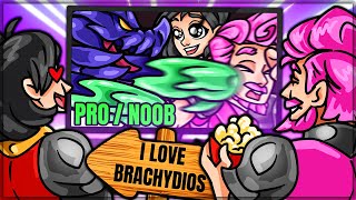 WHY WONT YOU LOVE BRACHY - Pro and Noob VS Generations Ultimate Pro and Noob! (Monster Hunter Fun)