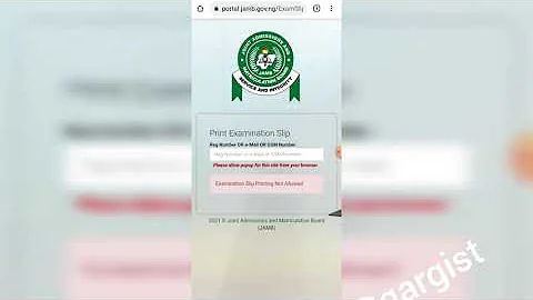 How To Re-Print Your JAMB Slip For 2021 UTME - DayDayNews