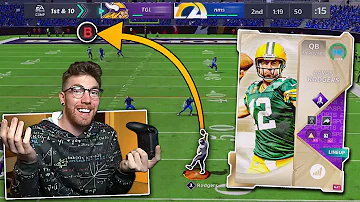 Gunslinger Aaron Rodgers threw this TD... Madden 21 Next Gen Gameplay