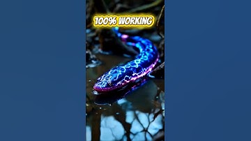 Electric Eel Snake! 🐍⚡️ #AIVideo #Eel #Snake