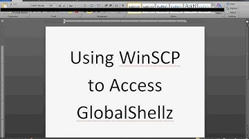 HOWTO: Connecting to Global Shellz servers with SFTP using WinSCP