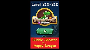 Bubble Shooter Level 210-212 | Bubble Shooter Happy Dragon | Gaming Zone