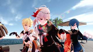 【MMD Genshin Impact】Alcohol-Free - TWICE【Genshin Boys】