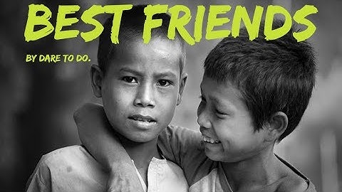 THE STORY OF THE TWO FRIENDS - A Short Lesson About Forgiveness