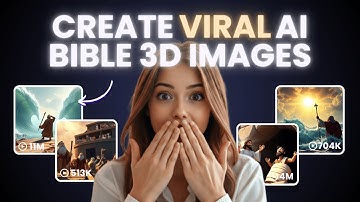 How I Create Viral 3D Bible Photos with AI (Totally Free & Super Easy!) | Step by Step Tutorial