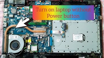 How to turn on laptop without power button || HP Laptop notebook || 2021