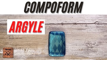 Compoform Argyle Slider Clicker Fidget Toy. Fablades Full Review