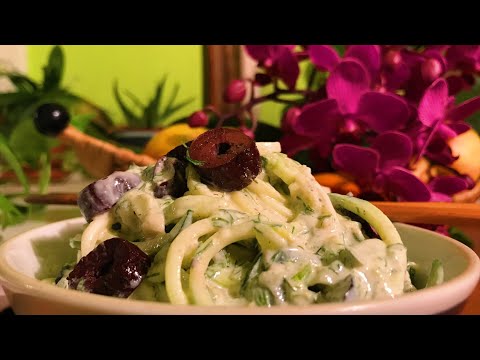 Tzatziki Zucchini Noodles ~ Take 3