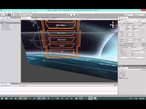 Modern GUI Development In Unity 4.6 - #9: Main Menu System