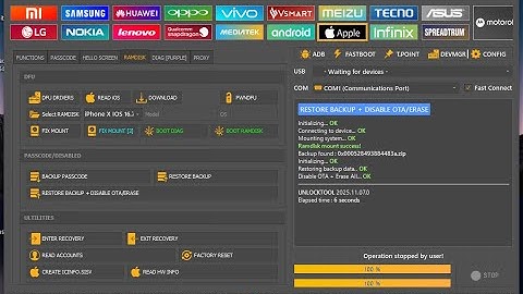 IPhone X IOS 16 7 12 Password ICloud Bypass Done Unlock Tool