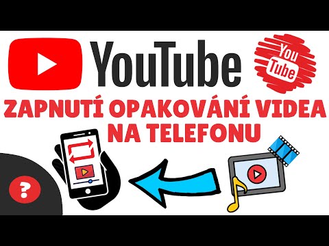 Jak ZAPNOUT OPAKOVÁNÍ VIDEA na YOUTUBE v TELEFONU | Návod | YouTube / MOBIL