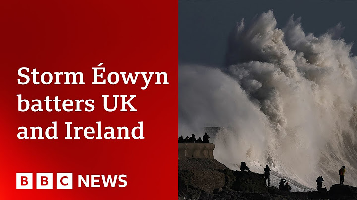 Storm Éowyn brings 100mph gusts as one million without power across UK and Ireland | BBC News