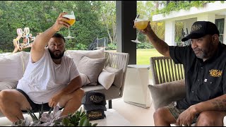 DJ Khaled's house with Trill Burgers and Bun B