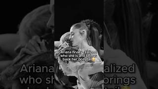 Ariana Grande brings back her iconic ponytail for the tour #shorts #wicked #arianagrande