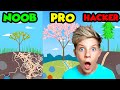 NOOB vs PRO vs HACKER in ROOT GROWTH!!